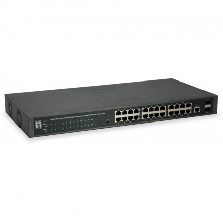Switch 24x GE GEP-2652 2xGSFP 19