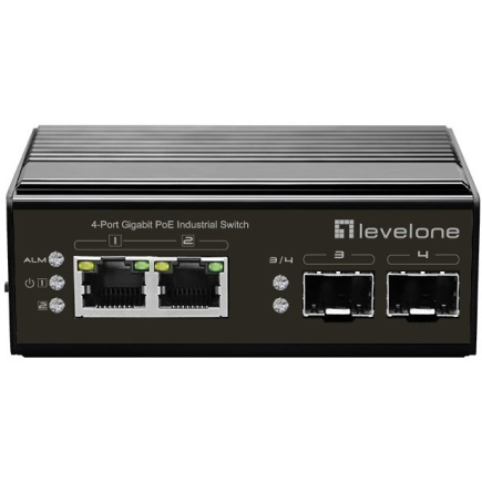 Switch 2x GE IGP-0432 2xGSFP 60W 2xPoE+