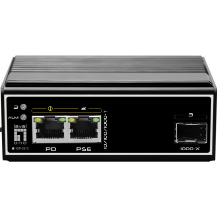 Switch 1x GE IGP-0310 1xGSFP 36W 1xPoE