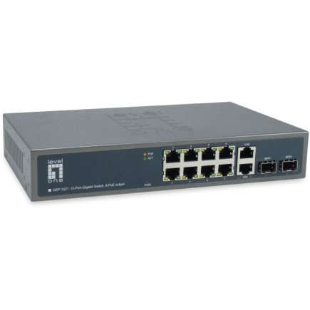 Switch 10x GE GEP-1221 2xGSFP 19