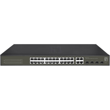 Switch 24x GE GES-2128 4xGE 4xGSFP 19