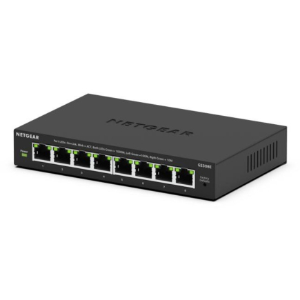 NETGEAR Switch 8x GE GS308E-400EUS Unmanaged Plus