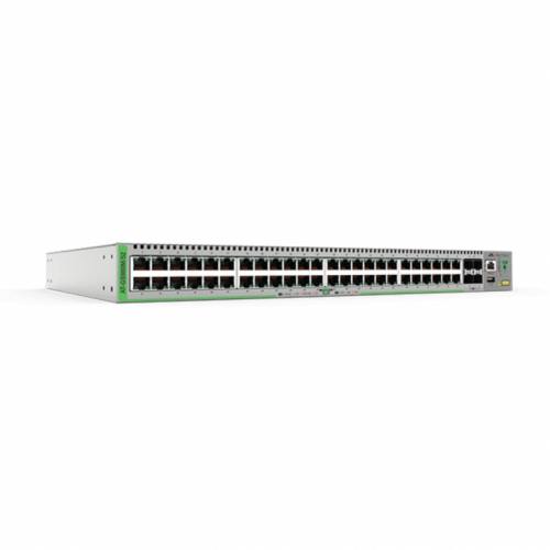 ALLIED 48-port 10/100/1000T 4-port 100/1000X SFP Gigabit Ethernet Managed switch 1 Fixed AC power supply EU Power Cord