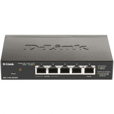 5P D-Link DGS-1100-05PDV2 M PoE