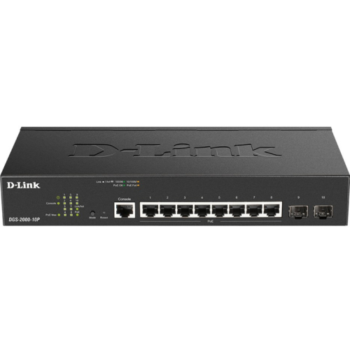 8P D-Link DGS-2000-10P 2xSFP M RM