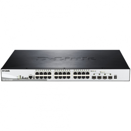 D-Link DGS-1510-28XMP 28-Port Smart Mgd. PoE+ Gigabit Switch