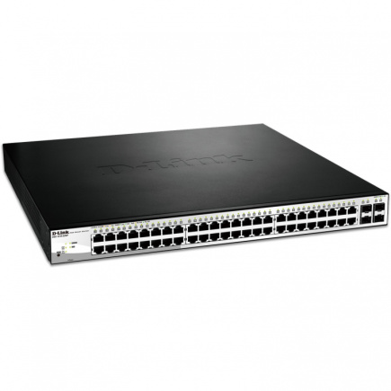 D-Link DGS-1210-52MP 52-Port Layer2 Smart Managed 48x PoE