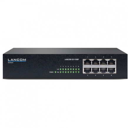 8P Lancom GS-1108P PoE RM