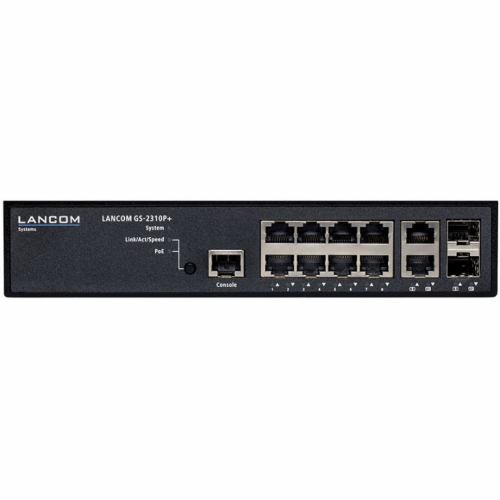 Lancom 8+2P GS-2310P+ 130W PoE+ M RM