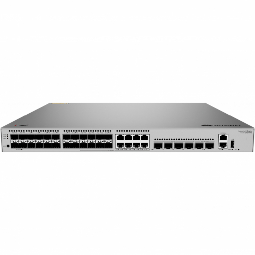HUAWEI S530-24ST4XE 24xGE SFP ports 8 of which are dual-purpose 10/100/1000 or SFP 4x10GE SFP+ ports 2x12GE stack ports 1xAC power