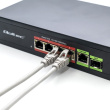 Qoltec Ethernet PoE SWITCH 4x RJ45 PoE 1x RJ45Upli