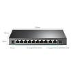 TP-LINK | 10-Port Gigabit Easy Smart Switch with 8-Port PoE+ | TL-SG1210MPE | Web managed | Desktop | Power supply type External | 60 month(s)