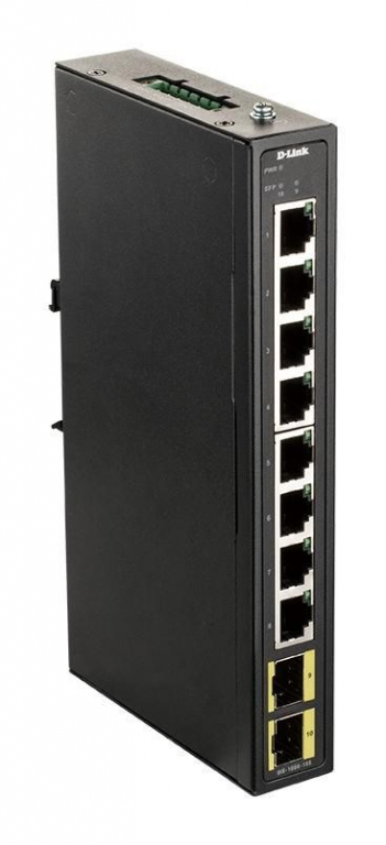 D-Link Industrial Gigabit Unmanaged Switch with 2 SFP slots
