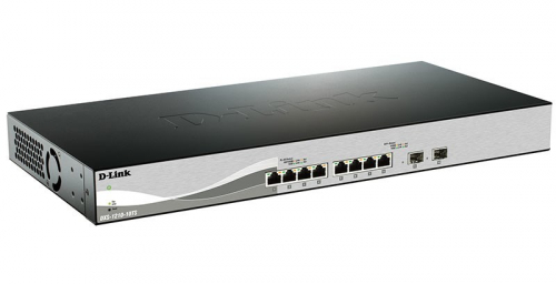 D-Link DXS-1210-10TS Managed L2/L3 10G Ethernet (100/1000/10000) 1U Black, Silver