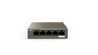 Tenda TEG1105P-4-63W-EU network switch Gigabit Ethernet (10/100/1000) Power over Ethernet (PoE) Grey