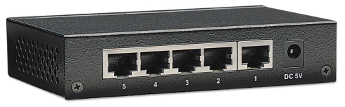 Intellinet 5-Port Gigabit Ethernet Switch, Desktop Size, Metal Housing, IEEE 802.3az (Energy Efficient Ethernet)
