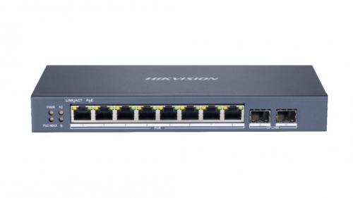 Hikvision DS-3E1510P-SI Network Links Managed L2 Gigabit Ethernet (10/100/1000) Power over Ethernet (PoE) Black