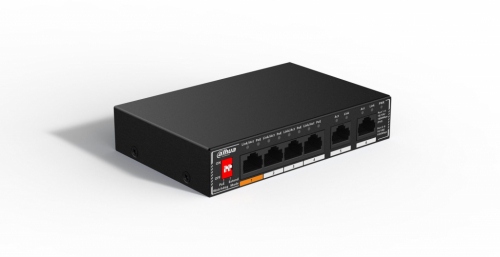 Dahua Technology PoE SG1006P Unmanaged Gigabit Ethernet (10/100/1000) Power over Ethernet (PoE) Black