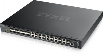ZYXEL XS3800-28, 28-PORT 10GBE L2+ MANAGED SWITCH NEBULA FLEX PRO (DUAL AC,1 YEAR NCC PRO PACK LICENSE BUNDLED)