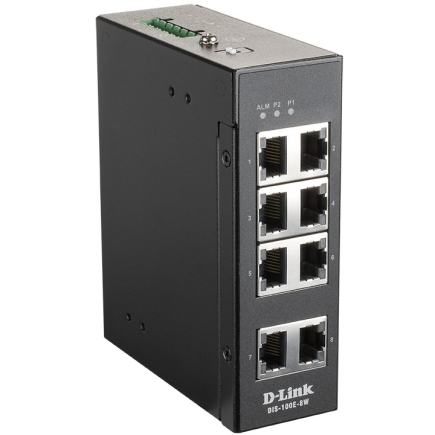 D-Link DIS-100E-8W 8-Port Fast Ethernet Industrie Switch