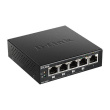 D-Link | Switch | DGS-1005P | Unmanaged | Desktop | Gigabit Ethernet (copper) ports quantity 5 | Power over Ethernet (PoE) ports quantity 4 | Power supply type External