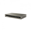 Tenda TEF1110P-8-63W network switch Unmanaged Fast Ethernet (10/100) Power over Ethernet (PoE) Black