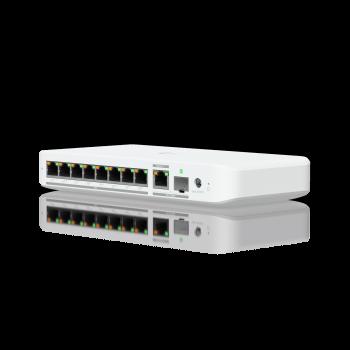 UBIQUITI FLEX 2.5G POE FLEXIBLE, 8-PORT 2.5 GBE POE++ SWITCH WITH A 10 GBE RJ45/SFP+ COMBINATION UPLINK PORT THAT CAN BE POWERED WITH POE+++ OR AN AC POWER ADAPTER*