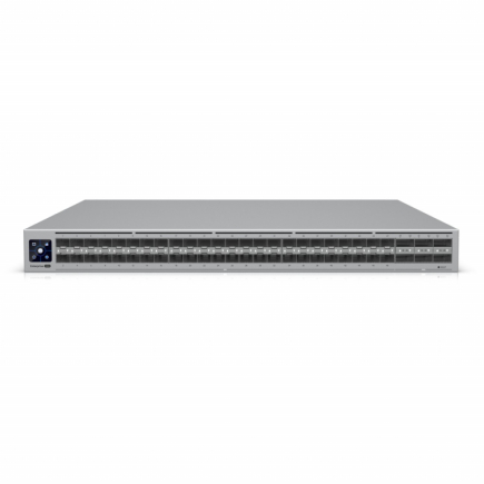 48+6P Ubiquiti Enterprise ECS-Aggregation Campus Switch 48x 25G SFP28. 6x 100G QSFP28 M