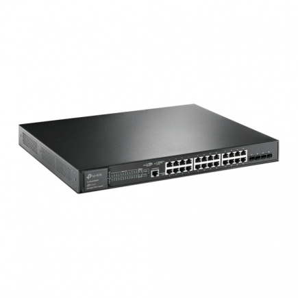 TP-LINK TP-Link SG3428XMP Switc h 24xGE PoE+ 4xSFP+