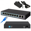 Extralink Switch Perses 8X EX-SG1008PE 10/100/1000M TX PoE AT/AF, Full Gigabit PoE
