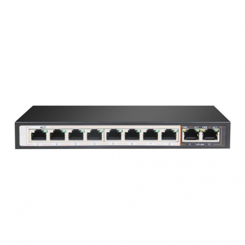 Extralink Switch Perses 8X EX-SG1008PE 10/100/1000M TX PoE AT/AF, Full Gigabit PoE