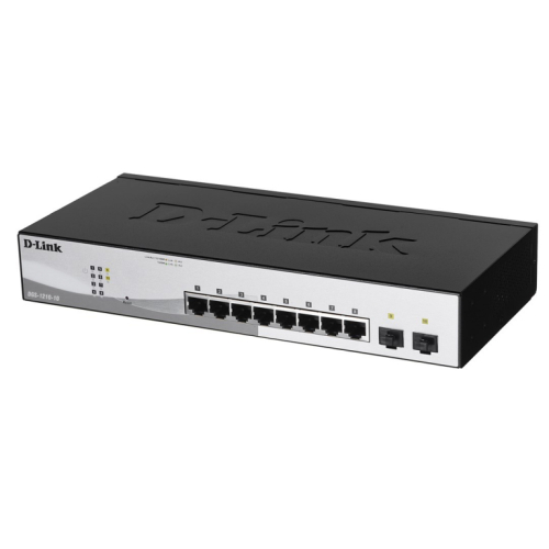 D-Link DGS-1210-10 Managed L2 Gigabit Ethernet (10/100/1000) 1U Black, Grey