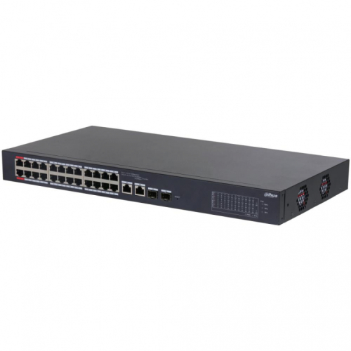 Switch|DAHUA|CS4226-24ET-240|Desktop/pedestal|Rack 1U|24x10Base-T / 100Base-TX|2x10/100/1000BASE-T/SFP combo|2|26|PoE ports 24|240 Watts|CS4226-24ET-240