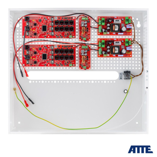 Buffer set for 16 IP switch cameras Po 16P+2G ATTE IPUPS-16-20-H