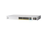 CISCO Catalyst 1300 24-Port Switch / 8-Port 2.5GE + 16-Port 1GE PoE+ with 375W power budget 4 x 10G SFP+ Uplinks