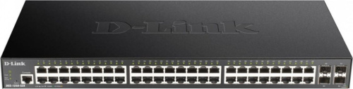 Switch D-Link DGS-1250-52X/E Gigabit Ethernet (10/100/1000) Black
