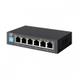 Extralink Switch EUROS V2 6 ports POE 4X 10-100MBPS POE ports + 2X UPLINK ports 802.3AF 60W