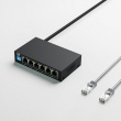 Extralink Switch EUROS V2 6 ports POE 4X 10-100MBPS POE ports + 2X UPLINK ports 802.3AF 60W