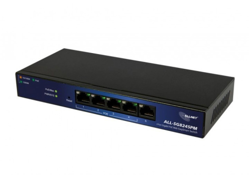 ALLNET ALL-SG8245PM network switch Managed L2 Gigabit Ethernet (10/100/1000) Power over Ethernet (PoE) Black
