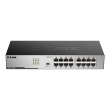 D-Link DGS-1016D/E network switch Unmanaged Black, Metallic