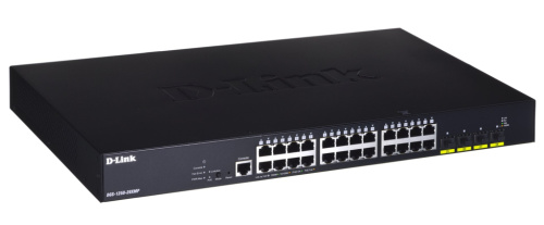 Switch D-Link DGS-1250-28XMP/E Gigabit Ethernet (10/100/1000) Power over Ethernet (PoE) Black