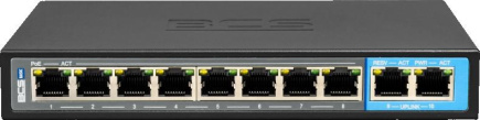 POE switch for 8 IP cameras BCS-B-SP0802