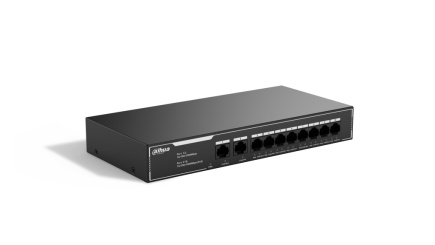 Dahua Technology PoE SG1010LP Unmanaged L2 Gigabit Ethernet (10/100/1000) Power over Ethernet (PoE) Black