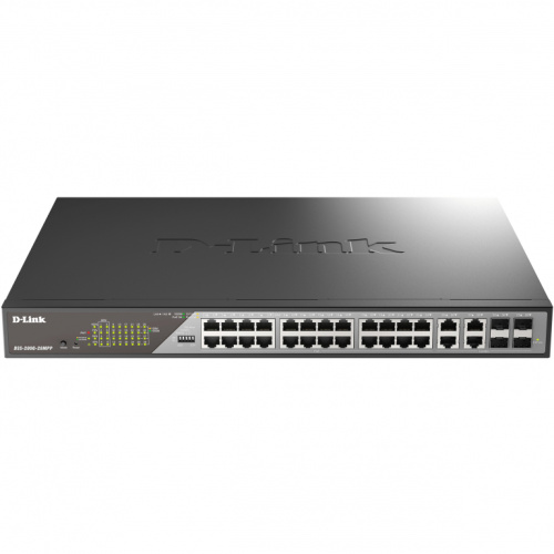 D-Link DSS-200G-28MP/E 28-Port Desktop Gigabit PoE Switch
