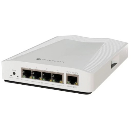 MikroTik Cloud Router Switch CRS304-4XG-IN. 4x 10GB RJ45 Ports. DIN