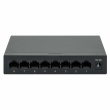 Intellinet 8-Port Gigabit Ethernet Switch, Desktop size, Metal Housing, IEEE 802.3az (Energy Efficient Ethernet)