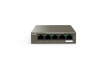 Tenda TEG1105P-4-63W-EU network switch Gigabit Ethernet (10/100/1000) Power over Ethernet (PoE) Grey