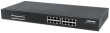Intellinet 16-Port Gigabit Ethernet PoE+ Switch, 16 x PoE ports, IEEE 802.3at/af Power-over-Ethernet (PoE+/PoE), Endspan, Rackmount