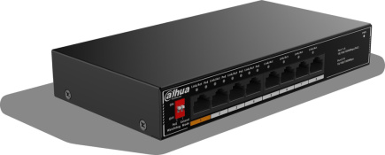Dahua Technology PoE SG1008LP Unmanaged Gigabit Ethernet (10/100/1000) Power over Ethernet (PoE) Black