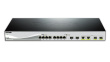 D-Link DXS-1210-12TC/E network switch Managed L2 10G Ethernet (100/1000/10000) 1U Black, Silver
